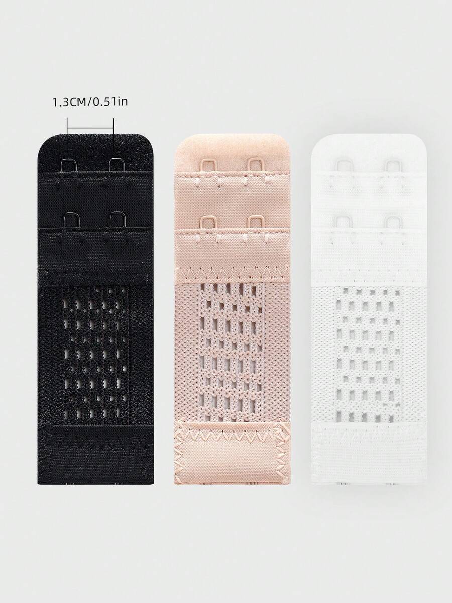 3pcs Khóa mở rộng áo ngực Bộ , Thoải mái & Mềm mại Dây đeo áo ngực , Của phụ nữ Đồ lót & Đồ lót Phụ kiện - Nhiều màu - Xem 1