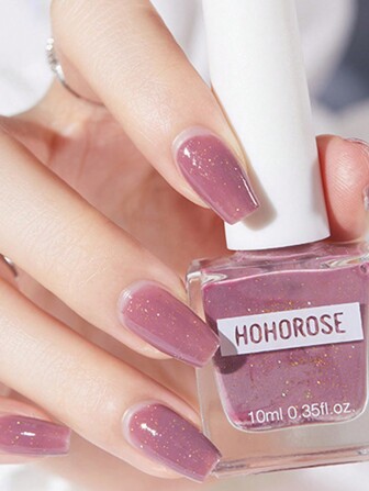 10ml Water-Based Nail Polish In Lilac Color, Quick Dry, Long-Lasting Peel-Off, Odorless - Suitable For Nail Salons, Multiple Colors Available, Ideal For Spring/Summer, Suitable For Women And Girls, 2025 New Collection, Best Gift For Valentine's Day, Halloween, Christmas, New Year