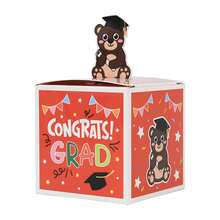 24 Piezas Cajas De Recuerdos De Fiesta De Graduación Para Niños, Cajas Pequeñas De Felicitación Para Graduados Con Diseños De Animales Lindos Hechas De Cartón Para La Fiesta De Graduación De La Escuela Primaria Y De Kindergarten De La Clase De 2024 - Multicolor - Ver 6