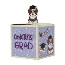 24 Piezas Cajas De Recuerdos De Fiesta De Graduación Para Niños, Cajas Pequeñas De Felicitación Para Graduados Con Diseños De Animales Lindos Hechas De Cartón Para La Fiesta De Graduación De La Escuela Primaria Y De Kindergarten De La Clase De 2024 - Multicolor - Ver 3