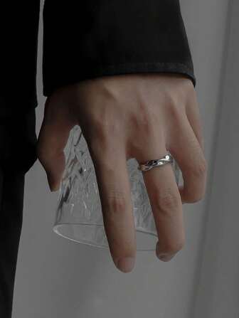 À La Mode Et Populaire Homme Torsadé Bague Ouverte Cuivre punk Hip Hop Style Pour Bijou Cadeau Et Pour A Élégant Look