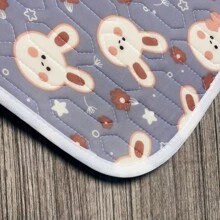 1 Miếng Hoạt hình Mô hình Lụa băng & Mủ cao su Mùa hè Thoáng khí Thảm thú cưng , Thích hợp Đối với Nhỏ/Trung bình/Lớn Thú cưng Trong nhà Sử dụng - Màu tím - Xem 4