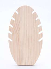 單件火焰造型珠寶展示架-木製項鍊展示架，適用於家居使用-適合掛頸鍊和吊墜 - 原木項鍊板 - 查看 9