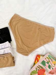 kit 6 Calcinhas calçolas plus size em microfibra