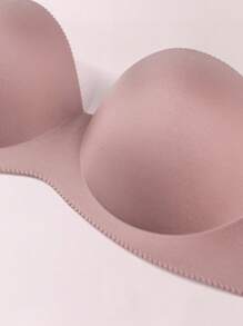 Thin Strapless Smooth Bra, Push-Up With Anti-Slip Design For Side And Bottom Support, Invisible Bra For Wedding Dress, Lingerie