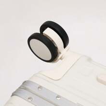 High-Quality Aluminum Frame Luggage, Scratch-Resistant Travel Suitcase With Large Capacity And Combination Lock Bag For School School Accessories School Stuff - White - View 8