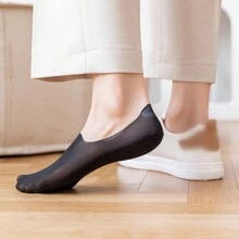 Tất thể thao ngoài trời 1 đôi mùa hè cho nam, tất kháng khuẩn và khử mùi, tất lưới mỏng thường ngày cho nam, tất thoáng khí và thoải mái với lớp silicon Mon-Slip, tất vô hình cổ thấp thấm mồ hôi mùa hè, phù hợp với mọi loại giày - Nhiều màu - Xem 10