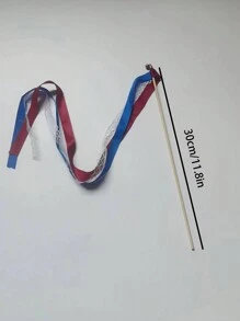 12pcs/Set Colored Ribbon Magic Wands, Random Color Fairy Wands Streamers Decoration For Wedding Party Supplies