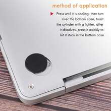 4 Pcs Bottom Case Foot Pad For Laptop Pro A1278 A1286 A1297 13 Inch 15 Inch 17 Inch - Multicolor - View 7