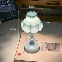 Luz Nocturna Con Diseño Floral Art Deco Con Luces Led Alimentadas Por Batería Para Dormitorio, Sala De Estar Y Lámpara Decorativa De Mesa Pequeña, Regalos De Luz Para Mascotas