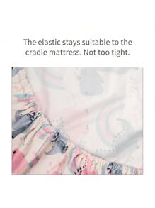 ALVABABY 1 szt. Miękkie i lekkie, przenośne prześcieradło do łóżeczka dla chłopców i dziewcząt, materac dla graczy