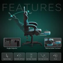 Gaming Chairs - Xanh đậm - Xem 5