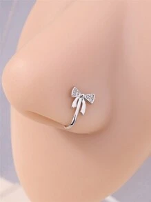 Bow U Shape Fake Nose Rings For Women Nose Cuff Non Piercing For Teen Grirls - Nice Gift For Her On Birthday/Valentine's Day/Christmas Valentines,Mom,Mother,Mother's Day,Gift - BJ-062 - View 9