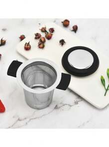 1pc, Stainless Steel Tea Filter, Fine Mesh Tea Strainer For Loose Leaf Tea, Tea Infuser, For Home Restaurant Hotel Office, Tea Accessories Back To School