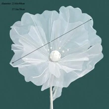 رمضان زينة رمضان زهور الخشخاش الحريرية الاصطناعية للعرض ، ترتيب الزهور للديكور المنزلي والخارجي، ديكور كبير، عيد الحب، هدية