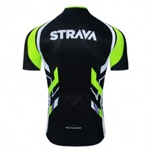 男友风男士骑行服 白色 速干短袖山地车骑行服 黑色 夏季 - 黑色 - 查看 2