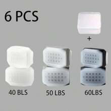 2pcs/3pcs/6pcs Jawline Exerciser, Fitness Face Muscle Trainer, Silicone Chewing Jaw Exerciser,Beauty,Skin Care Products,Spa,Self Care,Skin Care Tools,Face Care,Esthetician Supplies,Massage,Face Massage Tool,Face Roller