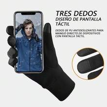 Guantes Proteccion Derrape Pantalla Táctil Impermeable Moto - Gris - Ver 2
