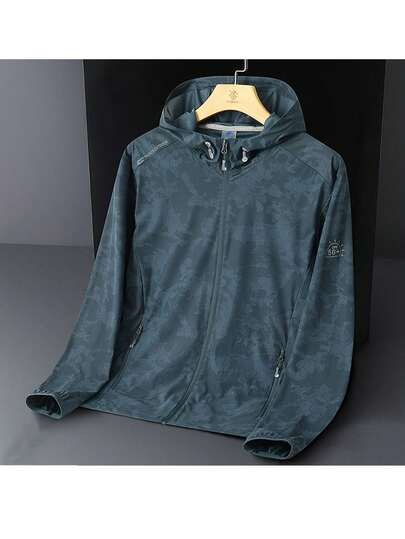 Sun Protection Clothing Men's Anti-Ultraviolet Skin Windbreaker Ultra-Thin Breathable Outdoor Sports Jacket Football Training Suit Fishing