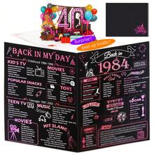 Một bộ Của Kích thước lớn 16th 18TH 21st 30th 40TH 50th Thứ 60 70TH 80TH 90th Màu hồng Vàng Vui vẻ Sinh nhật 3D Thiệp mừng , Với Màu hồng Mạ vàng Mặt trước Và 3D Màu hồng Vàng Con số Với A Thanh tú Phong bì Và Là Thích hợp Như A Tiệc sinh nhật Qủa tặng Đối với Cả hai Nam Và Hoàn hảo Đối với Tặng quà Đến Cha mẹ , Gia đình , Và - Hồng vàng - Xem 10