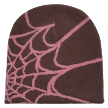 1pc Unisex Multi-Color Spider Web Knit Hat, Fashion Versatile Jacquard Beanie, Warm Hat For Winter, Suitable For Casual, Street, Outdoor Sports, Y2K Style - Spider Web - View 17