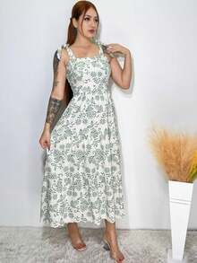 Women Dresses - 綠色 - 查看 2