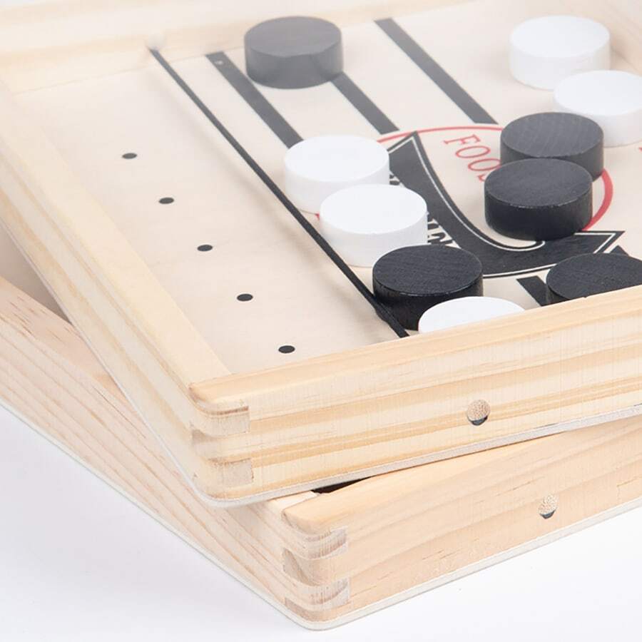 Hot Fast Sling Puck Game Bigger Size Board Games Wooden Slingshot Games