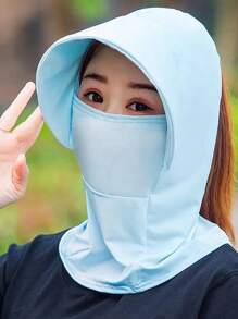 1 Stück Sommer Neues Viskose Sonnenschutz Gesicht-maske, Leichtes Atmungsaktives Tragbares Brillen Uv-schutzatmungsaktiver Golf Sonnenschutz Gesichtsmaske Für Männer Und Frauen - Eisseidenhals- Und Gesichtsschutz Für Sommersportartensommer Einzelstück Schal Großer Rand Sonnenhut Sonnenschirm Gesichtsbedeckung Abnehmbare Gesichtsmaske Sonnenhut Frauen Hut, Feder Sommer Gesichtsschutz Sonnenhut, Fahren Großer Rand Schnell Trocknender Stoff Sonnenschutz Hut Bleiben Sie Kühl Und Stylisch: Sommer Dekor Eimerhut Mit Mesh-hohlraum Breite Krempe Sonnenschirm Neuer Sonnenschutz Hut Frauen Maske Radfahren Outdoor Sonnenhut Strandhut, Uv-schutz Bindung Pferdeschwanz Eis Gefühl Sonnenschirm Hut, Frauen Sommer Radfahren Gesichtsmaske Outdoor Sonnenschutz Sonnenhut