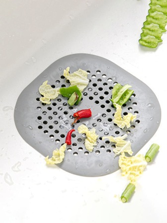 1 件装厨房水槽排水管堵塞清除器硅胶水槽过滤器/浴室毛发收集器过滤器