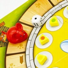 老鼠夾起奶酪桌遊,多人互動派對遊戲,生日禮物,減壓器,桌上遊戲 - 老鼠搶起司 多色 - 查看 6