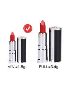 GIVENCHY[Mini]LE ROUGE INTERDIT INTENSE SILK LUMINOUS MATTE 唇膏 #N306 1.5g / 标志性的半哑光唇膏，采用浓郁色彩配方重新演绎，带来 12 小时的持久舒适感，封装在可再填充的皮革盒中。