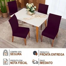 Chair Covers - Burgundy - View 6