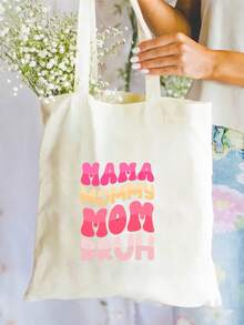 1 Miếng Ngày lễ Mẹ Mama DIY Sắt Chuyển nhượng Hình dán , Mẹ Thiết kế Chữ cái Có thể giặt được Truyền nhiệt Hình dán Đối với Ngắn tay Thiết kế , Ngày lễ Mẹ Lá thư In Patch - Hồng - Xem 3