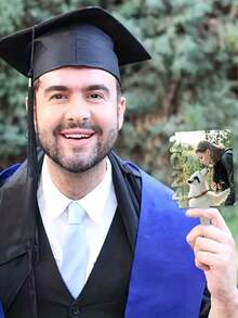 1/2pcs Graduation Fan Photo Frame, Diy Blank Photo Frame Heat Transfer Graduation Photo Frame Crafts 2024 Graduation Gift Rectangle Wooden White Plaque Gift - White - View 9