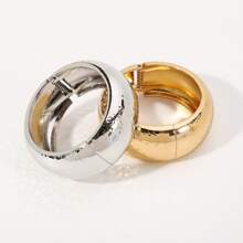 1入極簡時尚誇張款合金手鍊,豪華經典手環女款時尚珠寶手鍊飾品 - 手鐲 - 查看 8