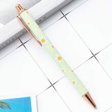 1支雛菊花亮片裝飾圆珠筆,學生寫字筆 - 彩色 - 查看 13