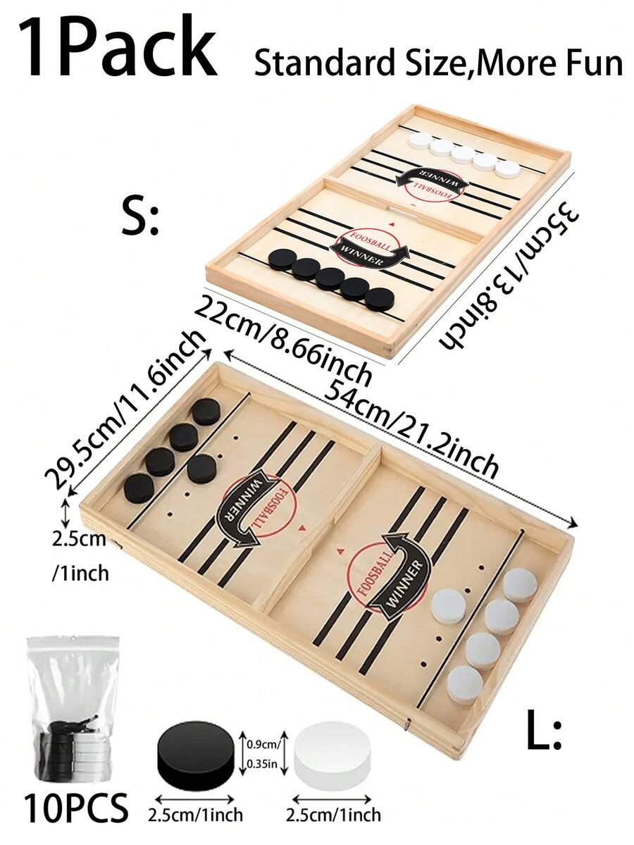 1 Pack Wooden Foosball Board Game Fun Party Game For Families,Fast