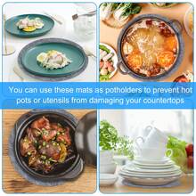 96 Pcs Felt Plate Dividers Set 3 Sizes Round Felt Plate Protectors Reusable Dish Storage Pads Multipurpose Soft Plate Separators Pads For Packing Stacking Procelain Cookware 5 Inch 7.5 Inch 10.5 Inch - Grey - View 8