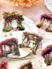 10pcs/Bag Stickers, Memory Corner Series, Artistic Journal Decorative Material, Phone Case Stickers - Multicolor - View 9