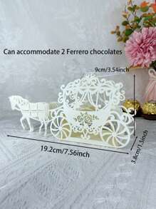 50 piezas, Caja de caramelos para el novio y la novia, Caja de regalo para invitados, Caja de regalo para fiesta de boda, Suministros de decoración para aniversario de fiesta de boda, Decoración de boda, Navidad