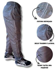 Men Pants - 灰色 - 查看 3