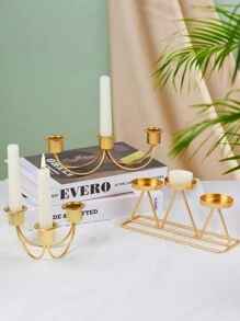 1 pièce Bougeoir en métal de mariage, décoration de cour extérieure, décoration de bureau, tasse à bougie d'aromathérapie, dîner aux chandelles, ambiance de la pièce, convient pour le mariage, les réunions de famille, les fêtes, les aveux, la décoration de table, les cadeaux