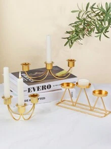 1 pièce Bougeoir en métal de mariage, décoration de cour extérieure, décoration de bureau, tasse à bougie d'aromathérapie, dîner aux chandelles, ambiance de la pièce, convient pour le mariage, les réunions de famille, les fêtes, les aveux, la décoration de table, les cadeaux