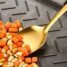 金色6件套不锈钢厨房套装，烹饪铲，韩式金汤勺，火锅勺，批发，家居创意用具 - 金色 - 查看 5