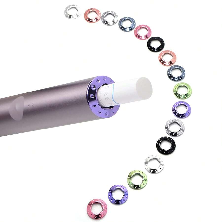 Colors Portable Ring For IQOS ILUMA Holder Replacement Cover For ILUMA Prime Accessories Christmas Gift, Smoking Accessories, Vapes To Use, Cigarette Storage, Vapes Smoking, Cigarette Holder Case - A - View 1