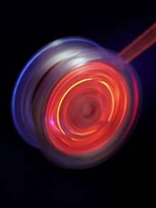 1pc Metal Alloy Yoyo Ball Toy For Adults, Competitive Play, Designed For Pro Level Tricks - Red - View 6