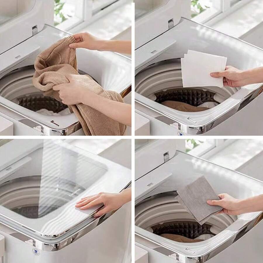 80 Pieces Of AntiColor Washing Tablets For Clothes, Masterbatch Anti