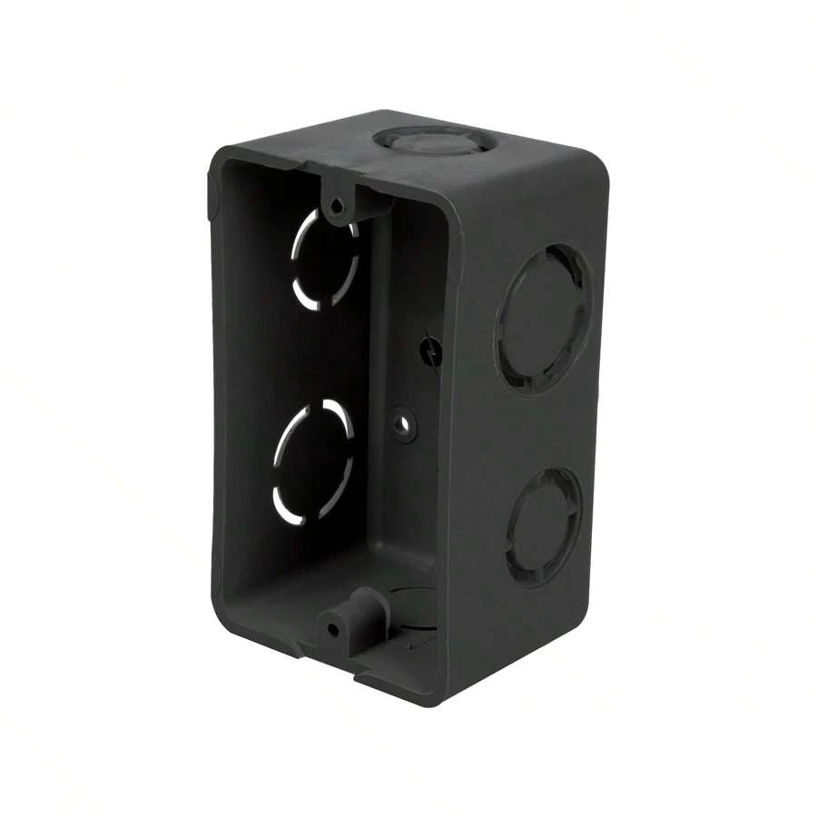 4 Caja tipo chalupa 2" x 4" plastica Volteck CCH-2X4P 45005 - Negro - Ver 1