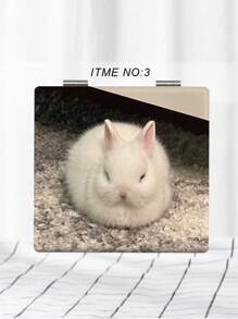 1 chiếc Gương nhỏ gọn, nhẹ, có thể gập lại, làm bằng thép không gỉ, mạ điện nano, viền chi tiết, phù hợp với mọi dịp và nhóm người dùng - Nhiều màu - Xem 19