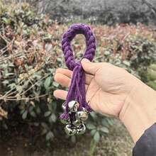 Magic Home Protection,  Bells, Y Things, Clear Negative Energies, Attracts Positive, Wicca Decor, Wicca Supplies - Purple - View 7